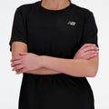 New balance sport essential t-shirt women's sports shirt - black