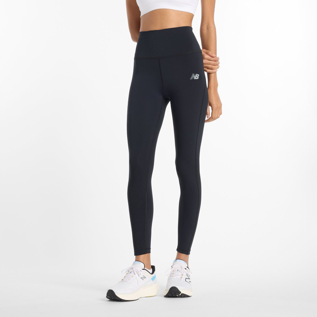 New balance sport high rise leggings 25 women's sports pants - black