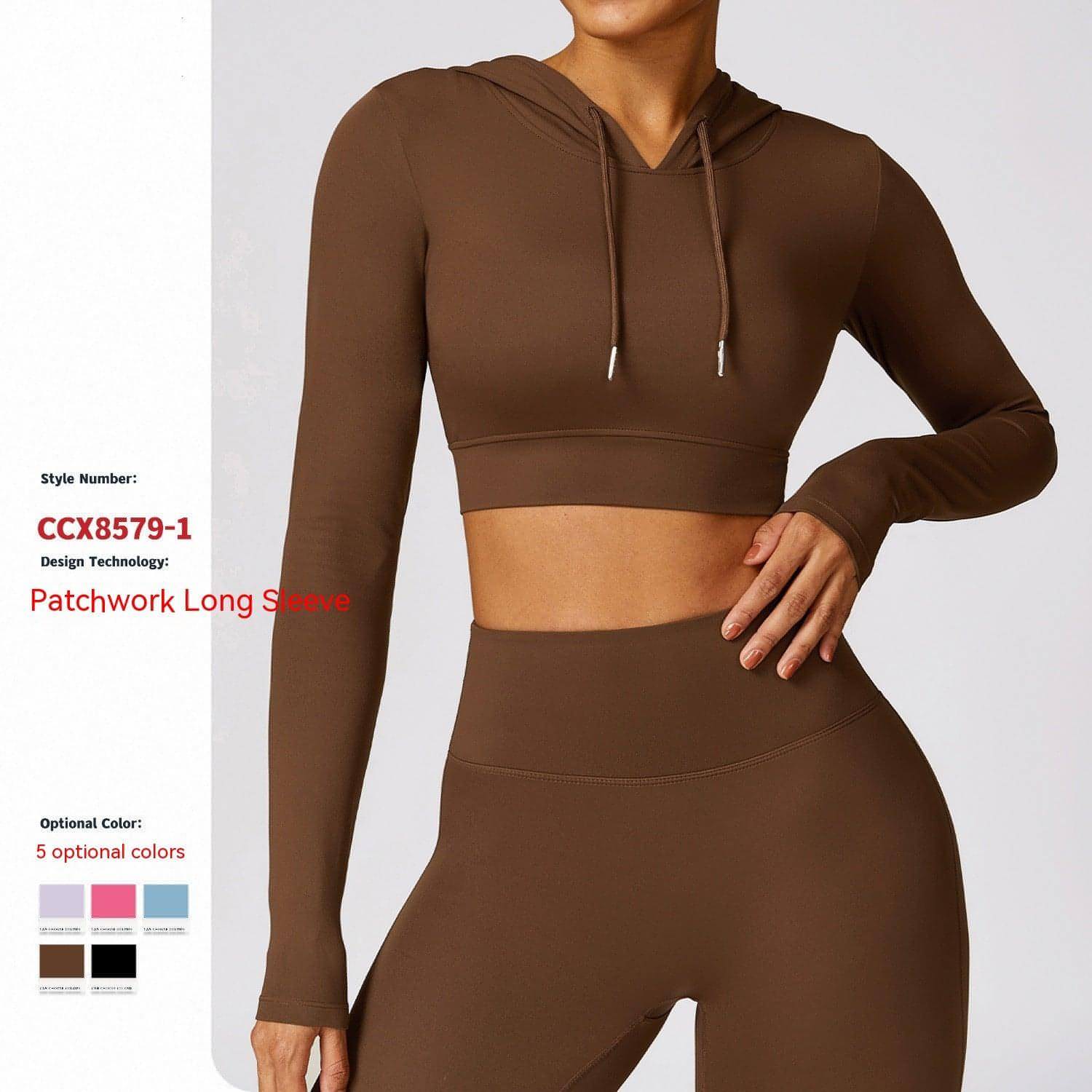 KrissFit Coffee Running Suit