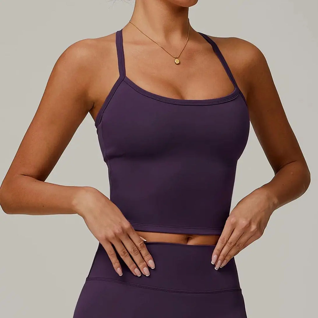 KrissFit  Push-Up Yoga Bra Top