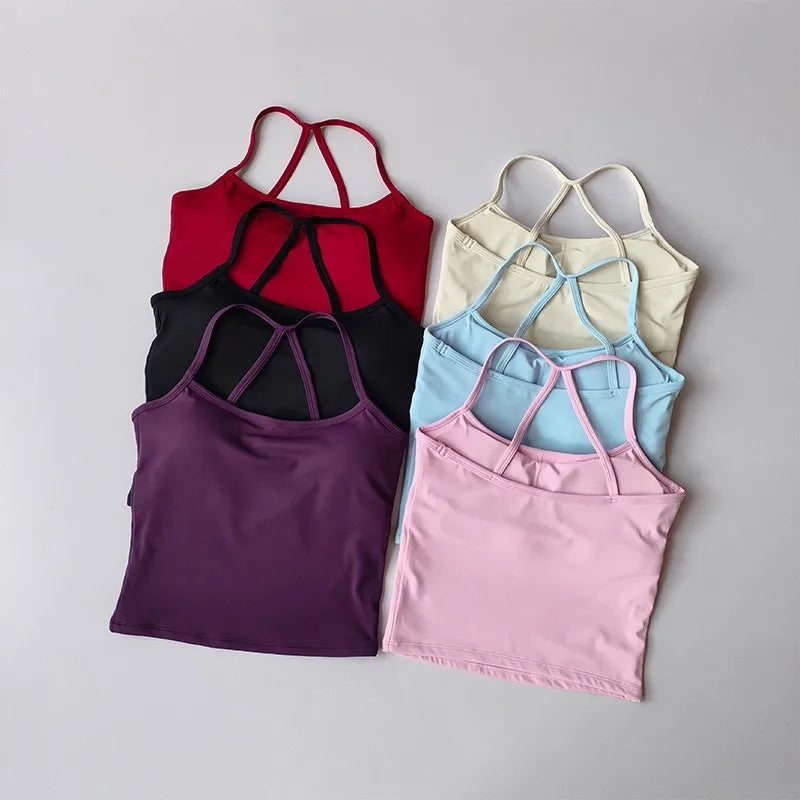 KrissFit  Push-Up Yoga Bra Top