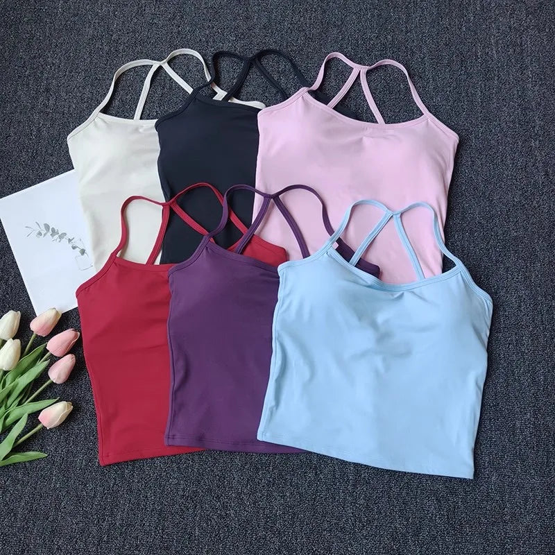 KrissFit  Push-Up Yoga Bra Top