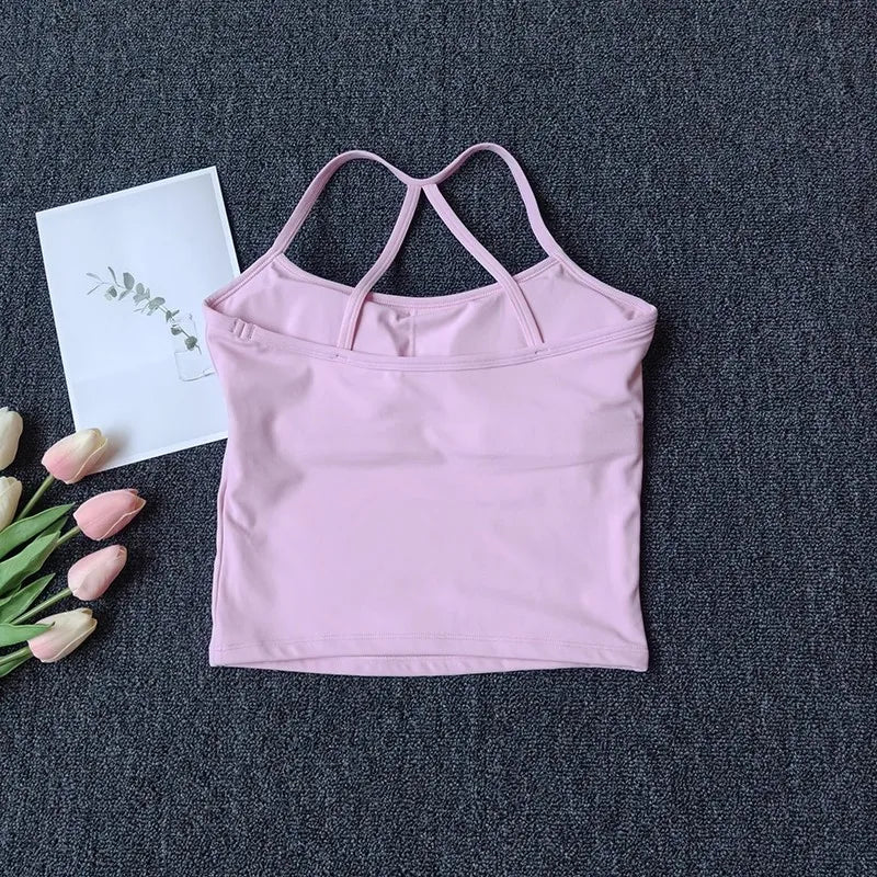 KrissFit  Push-Up Yoga Bra Top