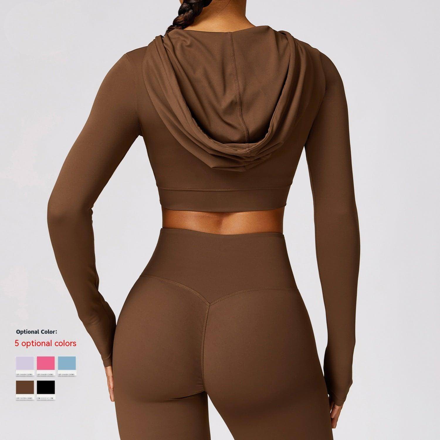 KrissFit Coffee Running Suit