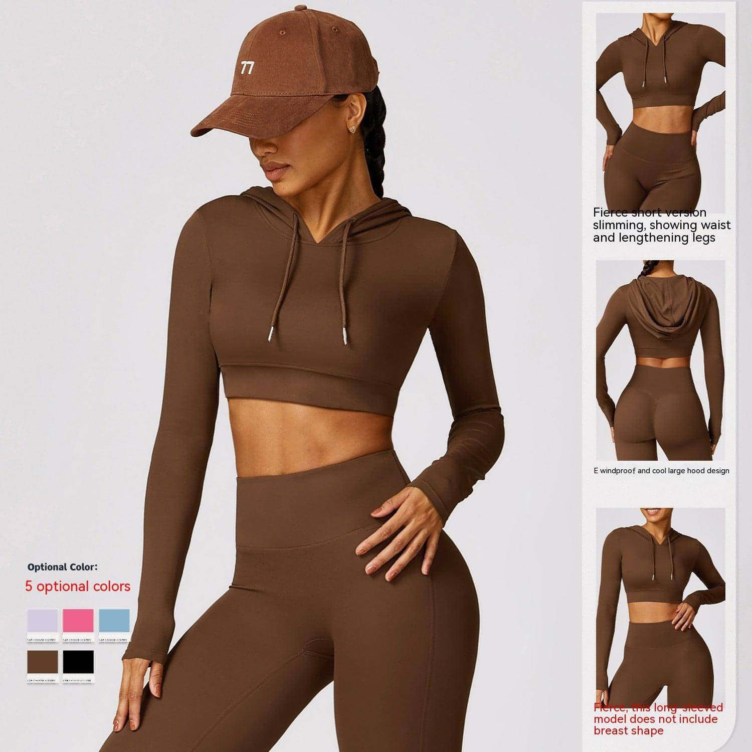 KrissFit Coffee Running Suit