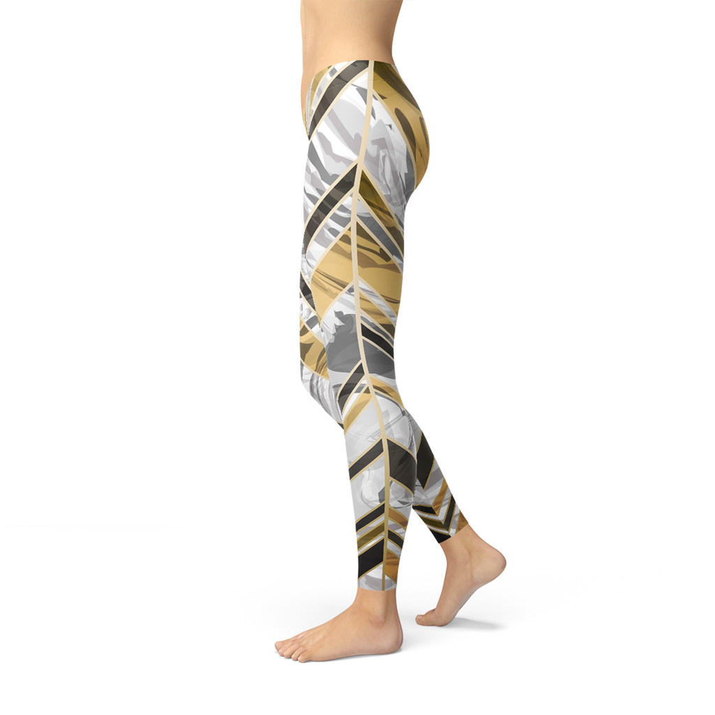 KrissFit Gold Lines Leggings