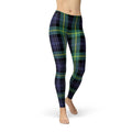 KrissFit  Green and Blue Tartan Leggings