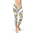 KrissFit Gold Lines Capri Legging